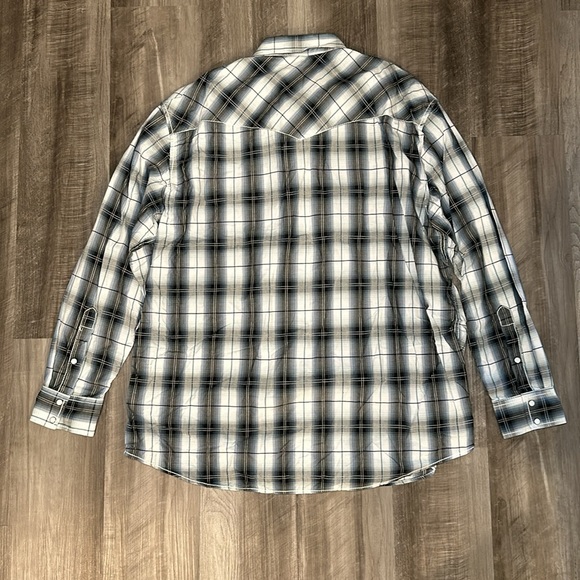 Rafter-C Cowboy Collection Western Long Sleeve Pearl Snap Button Shirt - 2XL - Picture 3 of 7